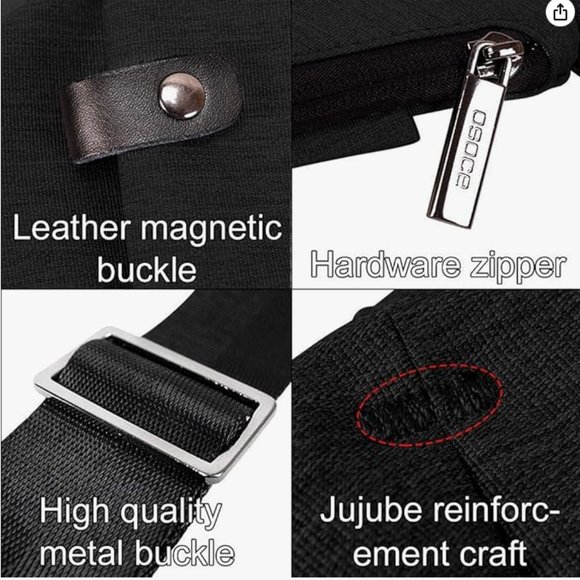 Anti-Theft Waterproof Shoulder Backpack Sling Chest Crossbody Bag Cover Pack - Picture 5 of 5